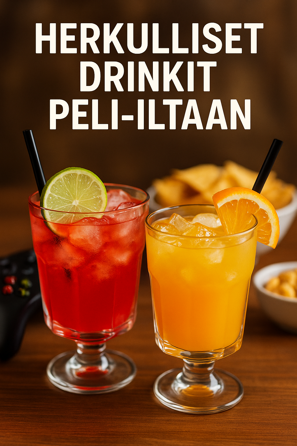 Herkulliset drinkit peli-iltaan 