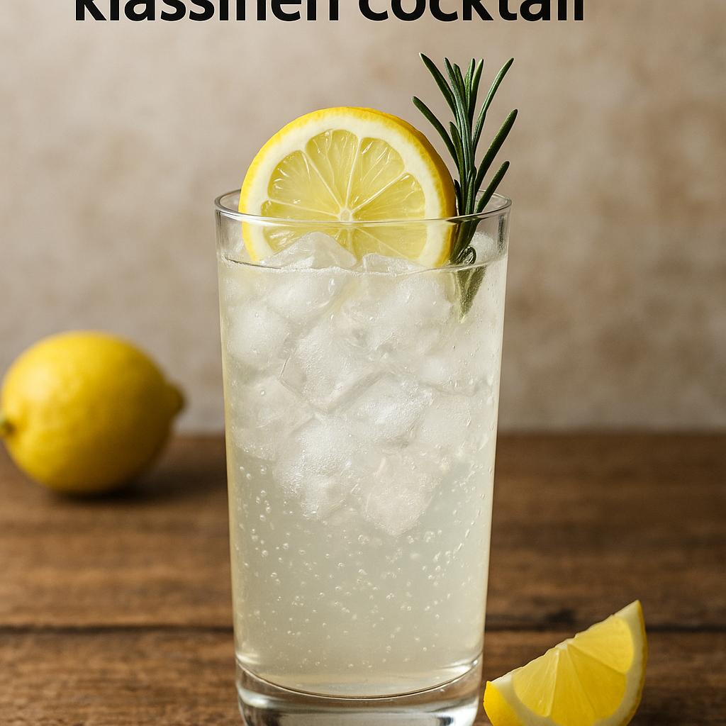 Tom Collins drinkki – klassinen cocktail